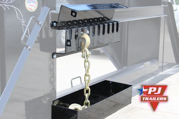 PJ Trailers Bolt-on Chain Rack Accessory