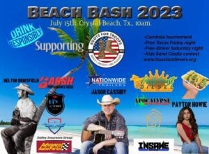 Houston Diesels Beach Bash 2023 Flyer